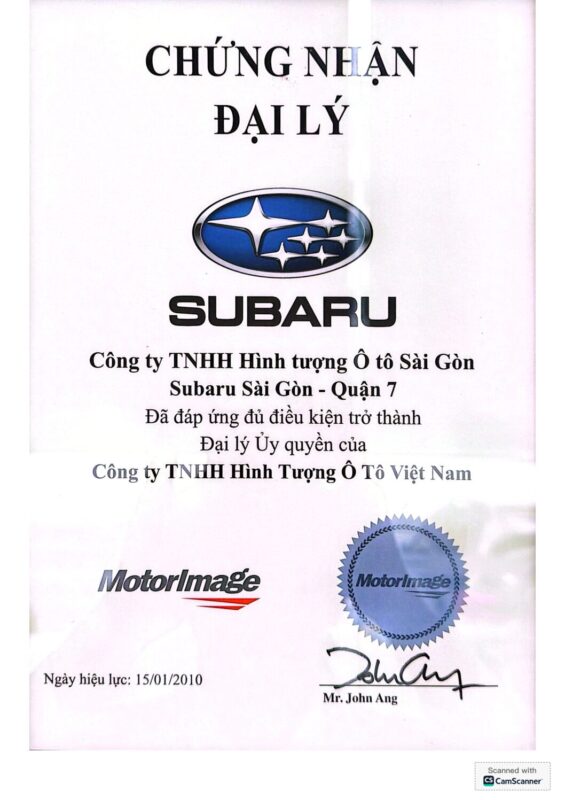 Showroom Subaru